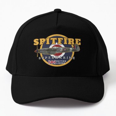 Supermarine Spitfire Raf Wwii Baseball Cap Casquette Beach Hat