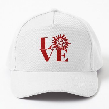 Supernatural Love Baseball Cap Casquette Derby Hat Snap Back Hat Snapback Cap Black Hats