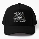 Take To The Train Station Funny Baseball Cap Casquette Golf Cap Rave Sun Hat Hat
