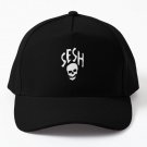 Team Sesh White Logo Baseball Cap Hat Hip Hop Printed Casquette Black Snapback Fish