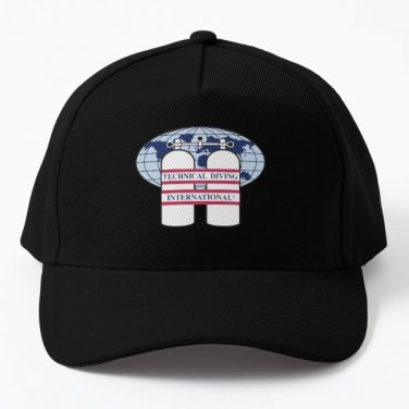 Technical Diving International Tdi Td Baseball Cap Hat Czapka Hip Hop Casquette Black