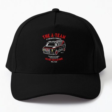 The A Team Baseball Cap Casquette Hat Women Snapback Hip Hop Black Mens