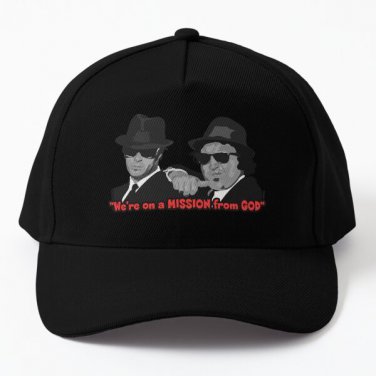 The Blues Brothers We Re On A Mission F Baseball Cap Hat Black Czapka Casquette Hip Hop