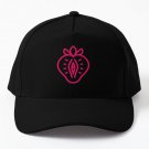 The Strawberry Baseball Cap Hat Mens Snapback Casquette Women Black
