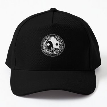 Touhou Project Logo Baseball Cap Casquette Hat Black Mens Snapback Women