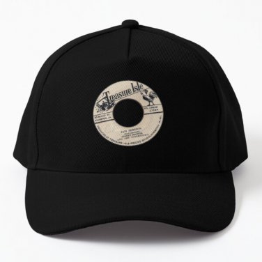 Treasure Isle Records Baseball Cap Hat Black Snapback Mens Casquette