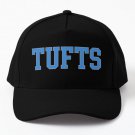 Tufts College Font Baseball Cap Hat Casquette Black Snapback Mens
