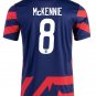 21-22 USA Away Navy   (Mckennie 8)