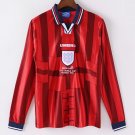 1998 England Away Retro Long Sleeve