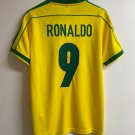 1998 Retro Brazil World Cup Home  - Ronaldo 9