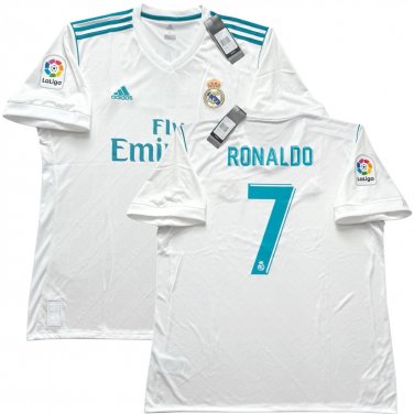 2017 18 Real Madrid Home  #7 Ronaldo   La Liga CR7 kit