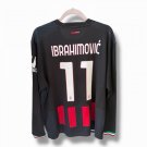 2022 23 AC Milan Home  #11 Ibrahimovic  Puma Long Sleeve Zlatan