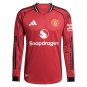 2025-2026 Man Utd Long Sleeve Home  Yoro 15