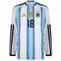 Argentina  Home Long Sleeve Nico Paz 18  2026-2027