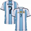 Argentina Home De Paul 7  2026-2027