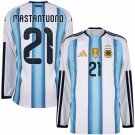 Argentina Home Long Sleeve Mastantuono 21  2026-2027