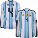 Argentina Home Long Sleeve Zanetti 4  2026-2027