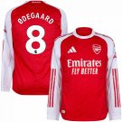 Arsenal Home Long Sleves Odegaard 8  2025-2026 (Premier League)