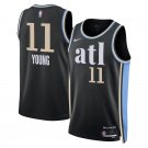 Atlanta Hawks  City Edition Swingman  23 - Black - Trae Young - Unisex