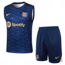 Barca 2024 2025 Blue Pattern Short Tank Top