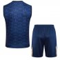 Barca 2024 2025 Blue Pattern Short Tank Top