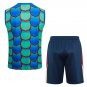 Barca Short Tank Top 2024 2025 Blue Green