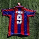 Barcelona Home - 96 97 Retro    - RONALDO # 9