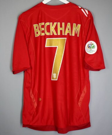 BECKHAM #7 ENGLAND 2006 2007 AWAY     UMBRO