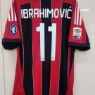 BNWT Zlatan Ibrahimovic #11 AC Milan 2011-2012 Home  Patch