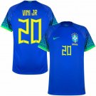 BRAZIL AWAY WORLD CUP  2022 VINI JR