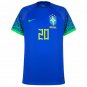 BRAZIL AWAY WORLD CUP  2022 VINI JR