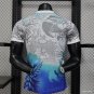 Brazil White with Blue Macaw 2025 Player   Futbol Adults