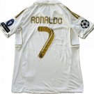 Cristiano Ronaldo 2011-12 Real Madrid  MENS White short sleeve UCL champions league