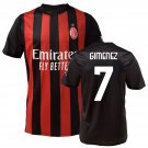 Gimenez Milan 2026 Ac Milan 2025 Home Sportbaer Santiago Santi