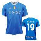 Hojlund Napoli 2025 2026 Adult and Child Official Shield  Home 19