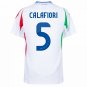 Italy Away Calafiori 5  2024-2025