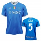Juan Jesus Napoli 2025 2026 Adult and Child Official Shield Home 5