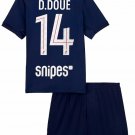 Kids D.DOUÉ #14 Paris Saint Germain Home   Kit 25-26 Youth   2025-2026