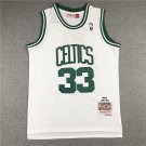 Larry Bird #33 Boston Celtics White Basketball