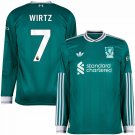 Liverpool 3rd Long Sleeves Wirtz 7  2025-2026 (Premier League)