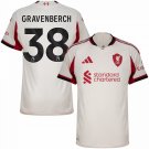 Liverpool Authentic Away Gravenberch 38  2025-2026 (Premier League)