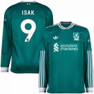 Liverpool Long Sleeves Isak 9  2025-2026 (Premier League)