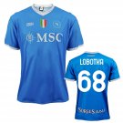 Lobotka Napoli 2025 2026 Adult and Child Official Shield Home 68