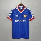 MANCHESTER UNITED 1986-1988 BLUE THIRD RETRO