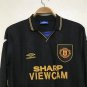 MANCHESTER UNITED 1993-1994 BLACK AWAY LONG SLEEVE RETRO