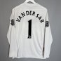 MANCHESTER UNITED 2009 2010 GOALKEEPER    #1 VAN DER SAR WHITE