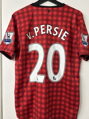 MANCHESTER UNITED 2012 13 HOME  KIT #20 VAN PERSIE MENS