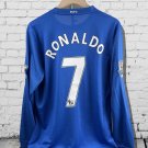 Manchester United Away  - 07-08 Season Retro LongSleeve -Cristiano Ronaldo