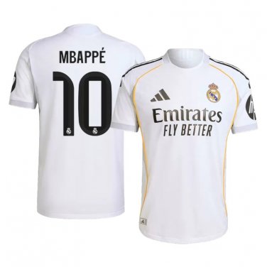 MBAPP&Atilde;� #10 Real Madrid Home   2025 26