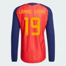 Men's  Lamine Yamal Spain Long Sleeve Home  2026